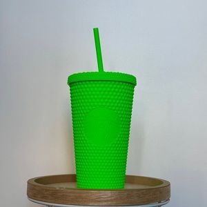 Brand New Grande Neon Green Starbucks Tumbler